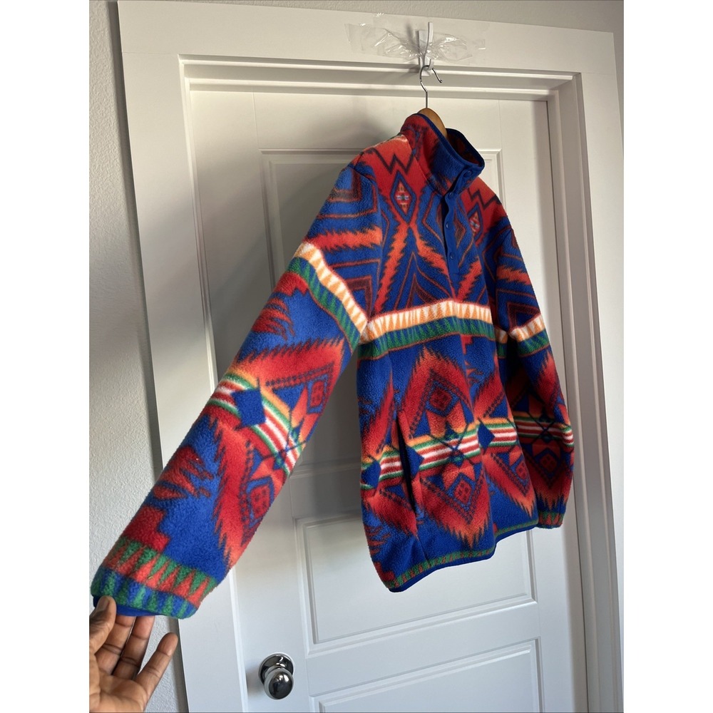 Polo Ralph Lauren Men Colorful Aztec Southwestern Beacon Fleece Sweatshirt M - Picture 5 of 16